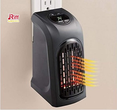 RF Handy Portable Heater, Plug-In, Mini, with LED Display