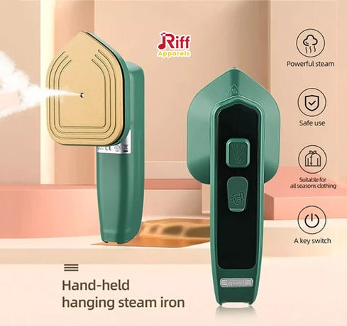 RF Portable Steam Mini Iron with Quick Heating, 2 in 1 Wet (Steam)