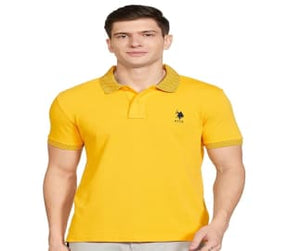 Men Solid Polo Neck Cotton T-Shirt ( Pack of 2 )