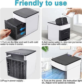 Mini Cooler 3 In 1 Conditioner Humidifier Purifier Mini Cooler, cooler for homer mini cooler